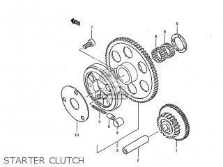 STARTER CLUTCH - GS850GL 1982 (Z) USA (E03)