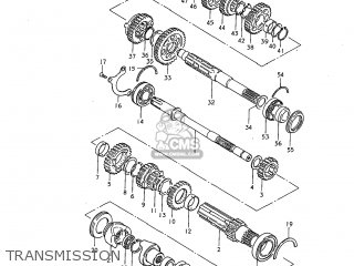 TRANSMISSION - GS850GL 1982 (Z) USA (E03)