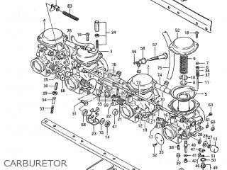 Suzuki GS850GL 1983 (D) USA (E03) parts lists and schematics