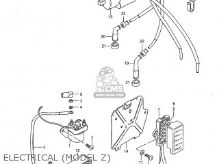 ELECTRICAL (MODEL Z) - GS850GL 1983 (D) USA (E03)