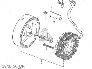 GENERATOR - GS850GL 1983 (D) USA (E03)
