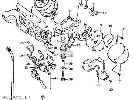 SPEEDOMETER - GSF1200 1996 (T) (E02 E04 E22 E25 E34)