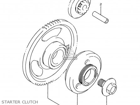 STARTER CLUTCH - GSF1200 1996 (T) (E02 E04 E22 E25 E34)