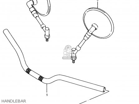 HANDLEBAR - GSF1200 1998 (W) (E02 E04 E18 E22 E25 E34) / P37