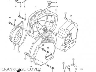 CRANKCASE COVER - GSF1200 BANDIT 2003 (K3) USA (E03)