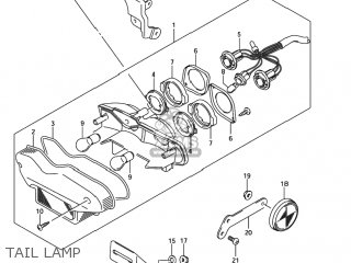 TAIL LAMP - GSF1200 BANDIT 2004 (K4) USA (E03)