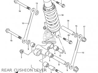 REAR CUSHION LEVER - GSF1200 BANDIT 2005 (K5) USA (E03)