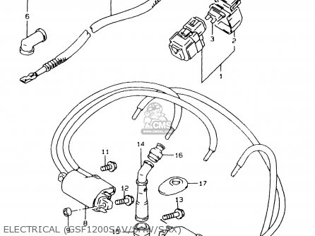 ELECTRICAL (GSF1200SAV/SAW/SAX) - GSF1200S 1997 (V) (E02 E04 E17 E18 E22 E24 E25 E34)