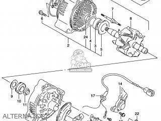 ALTERNATOR - GSF1200S BANDIT 1997 (V) USA (E03)