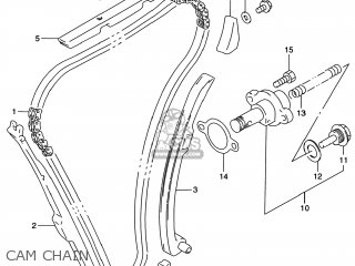 CAM CHAIN - GSF1200S BANDIT 1997 (V) USA (E03)