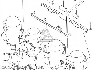 CARBURETOR FITTING - GSF1200S BANDIT 1997 (V) USA (E03)
