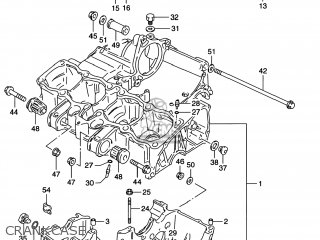 CRANKCASE - GSF1200S BANDIT 1997 (V) USA (E03)