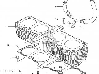 CYLINDER - GSF1200S BANDIT 1997 (V) USA (E03)