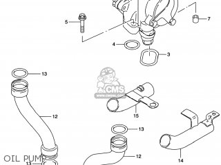 OIL PUMP - GSF1200S BANDIT 1997 (V) USA (E03)