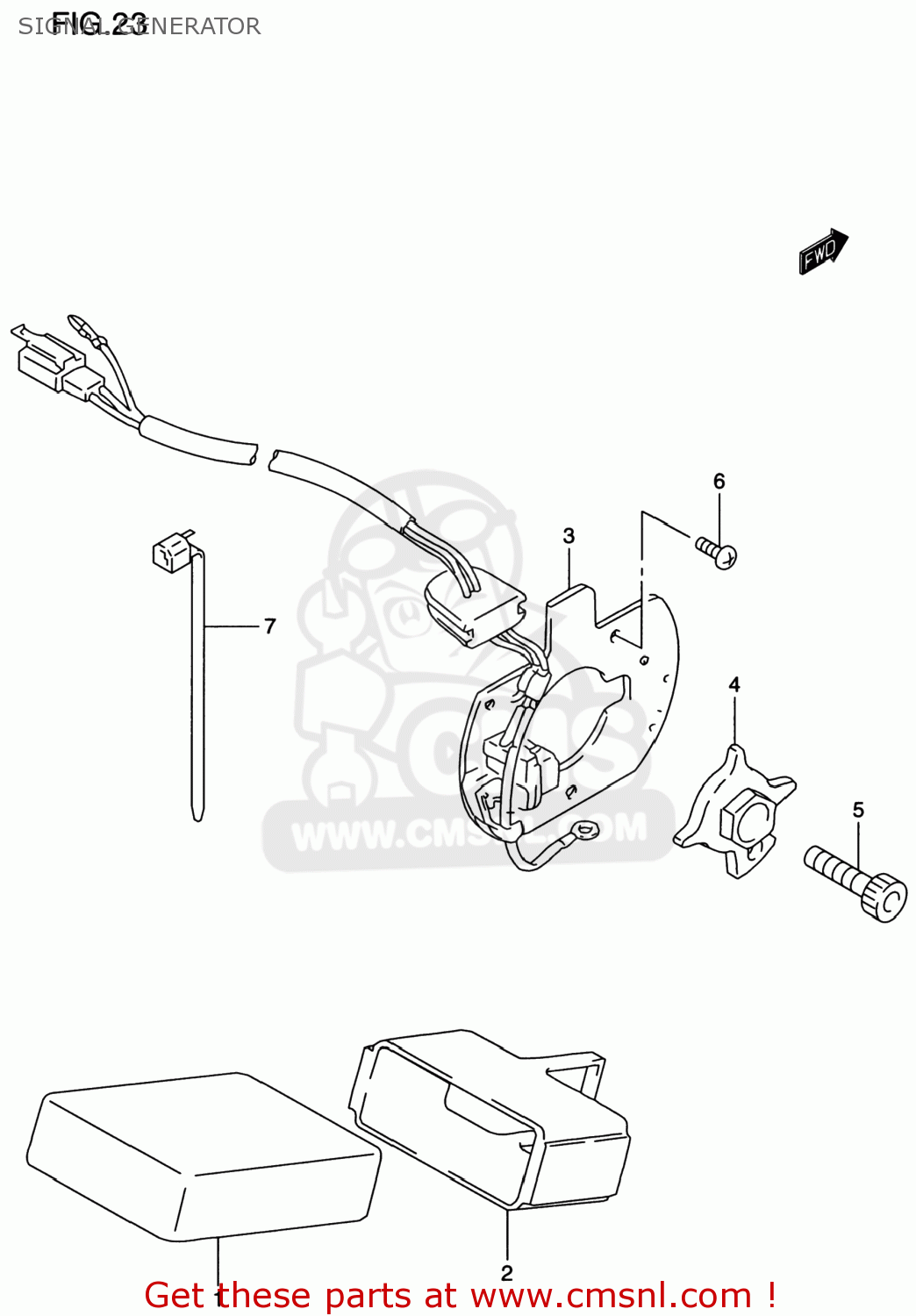 SIGNAL GENERATOR GSF1200S BANDIT 1998 (W) USA (E03)