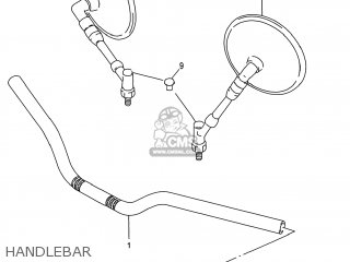 HANDLEBAR - GSF1200S BANDIT 1998 (W) USA (E03)