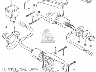 TURNSIGNAL LAMP - GSF1200S BANDIT 1998 (W) USA (E03)