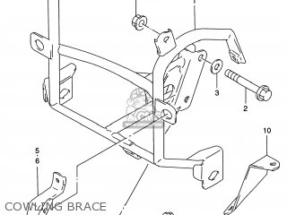 COWLING BRACE - GSF1200S BANDIT 1999 (X) USA (E03)