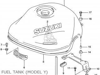 FUEL TANK (MODEL Y) - GSF1200S BANDIT 1999 (X) USA (E03)