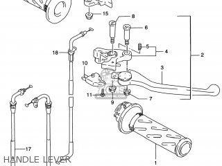 HANDLE LEVER - GSF1200S BANDIT 1999 (X) USA (E03)