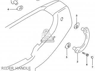 RIDER HANDLE - GSF1200S BANDIT 1999 (X) USA (E03)