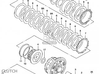 CLUTCH - GSF1200S BANDIT 2000 (Y) USA (E03)