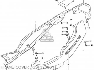 FRAME COVER (GSF1200SY) - GSF1200S BANDIT 2000 (Y) USA (E03)