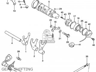 GEAR SHIFTING - GSF1200S BANDIT 2000 (Y) USA (E03)