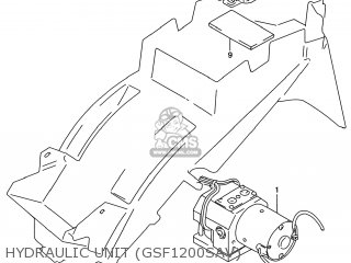 HYDRAULIC UNIT (GSF1200SAV) - GSF1200S BANDIT 2000 (Y) USA (E03)