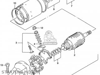 STARTING MOTOR - GSF1200S BANDIT 2000 (Y) USA (E03)
