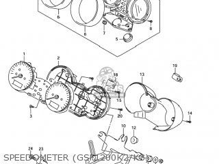 SPEEDOMETER (GSF1200K2/K3) - GSF1200S BANDIT 2001 (K1) USA (E03)