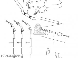 HANDLEBAR - GSF1200S BANDIT 2005 (K5) USA (E03)