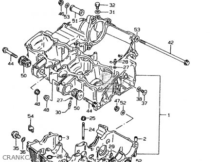 CRANKCASE - GSF1200SA 1996 (T)