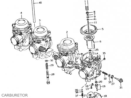 CARBURETOR - GSF1200SA 1997 (V) (E02 E04 E17 E18 E22 E24 E25 E34)