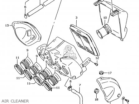 AIR CLEANER - GSF1200SA 1998 (W) (E17 E18 E22 E34)