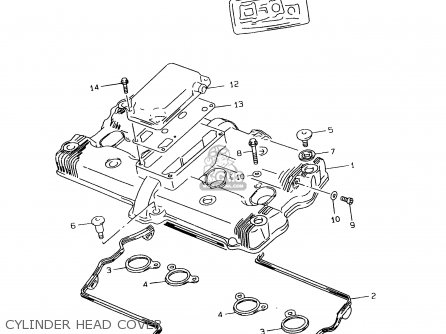 CYLINDER HEAD COVER - GSF1200SA 1998 (W) (E17 E18 E22 E34)