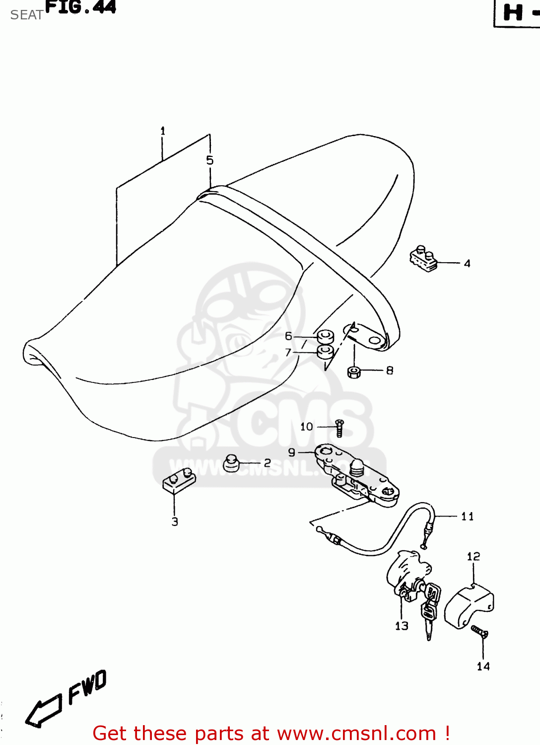 SEAT GSF1200SA 2000 (Y) (E02 E04 E17 E18 E22 E24 E25 E34)