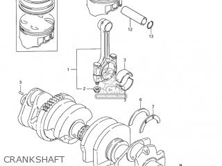 CRANKSHAFT - GSF1200Z BANDIT 2002 (K2) USA (E03)
