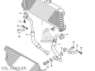OIL COOLER - GSF1200Z BANDIT 2002 (K2) USA (E03)