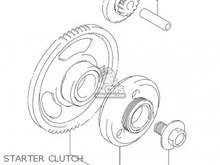 STARTER CLUTCH - GSF1200Z BANDIT 2002 (K2) USA (E03)
