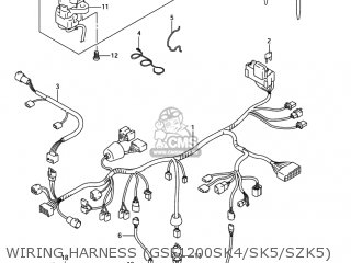 WIRING HARNESS (GSF1200SK4/SK5/SZK5) - GSF1200Z BANDIT 2002 (K2) USA (E03)