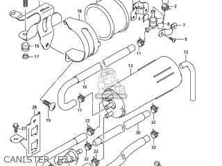 CANISTER (E33) - GSF1200Z BANDIT 2003 (K3) USA (E03)