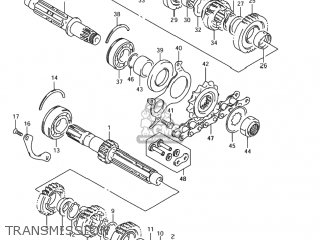 TRANSMISSION - GSF1200Z BANDIT 2003 (K3) USA (E03)