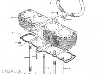 CYLINDER - GSF1200Z BANDIT 2004 (K4) USA (E03)