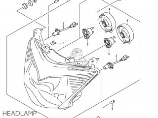 HEADLAMP - GSF1250S BANDIT 2007 (K7) USA (E03)