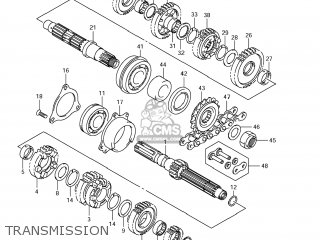 TRANSMISSION - GSF1250S BANDIT 2007 (K7) USA (E03)