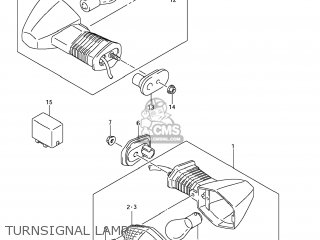 TURNSIGNAL LAMP - GSF1250S BANDIT 2007 (K7) USA (E03)