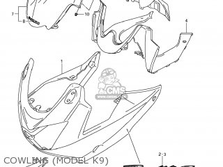 COWLING (MODEL K9) - GSF1250S BANDIT 2008 (K8) USA (E03)