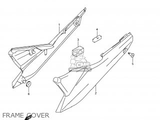 FRAME COVER - GSF1250S BANDIT 2008 (K8) USA (E03)