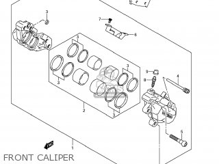 FRONT CALIPER - GSF1250S BANDIT 2008 (K8) USA (E03)